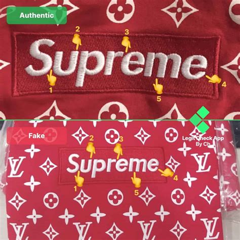 supreme louis vuitton box logo tee real vs fake|false louis vuitton shirts.